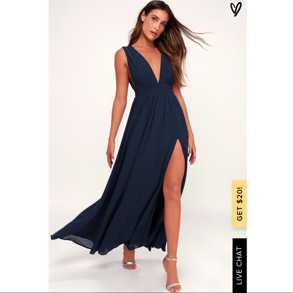 Lulu’s navy bridesmaid dress